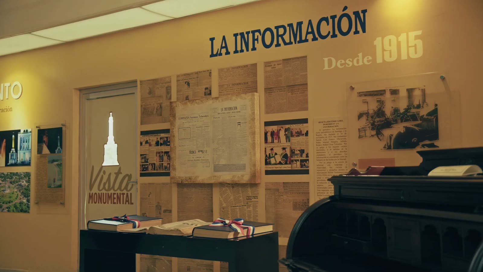 Sala histórica del periódico La Información, Santiago